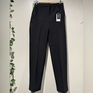 Express Black Straight Leg Editor Pants